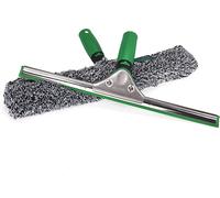 UNGER ErgoTec 2-in1 Window Cleaner Starter Kit - Squeegee & Washer