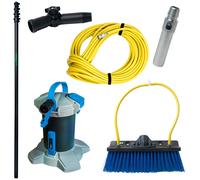 Unger HighFlow Pure Water Kit 6m with Filter, Hose, Brush - Streak-Free Cleaning