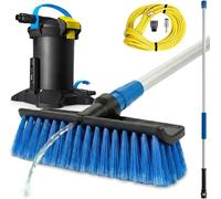 UNGER HIghFlow Window Cleaning Kit 1.2m Telescopic Pole & Soft Brush