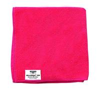 Unger MicroWipe Microfibre Cloth 40x40cm - Pack of 10, Lint Free, Pink