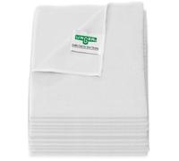 UNGER ME40W MicroWipe Microfibre Cloth - Lint Free Microfibre Cleaning Cloths - Kitchen, Bathroom, Car & Window Cleaning Products - Lasts 200 Washes - 40 x 40 cm - SmartColor White
