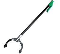 UNGER NN900 NiftyNabber PRO Litter Picker - Trash Rubbish Picker Grabber HEAVY DUTY 97cm - Multi-Purpose Reacher Grabber Stick - Steel Claw with Rubber Grip, Green