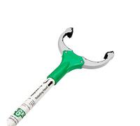 UNGER NT060 NiftyNabber Trigger Grip Litter Picker - Trash Rubbish Picker Grabber 60cm - Multi-Purpose Reacher Grabber Stick - Magnetic Claw with Rubber Grip, Green