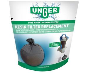 UNGER Replacement Resin Filter Pack for Rinse'n'Go Spotless Car Wash System - Car, Vehicle & Window Cleaning Accessory - Professional & DIY - 2l, Green