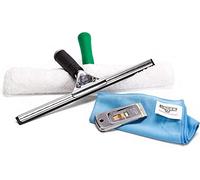Window Cleaning 4-In 1 Kit Starter Set, Indoor & Outdoor Professional Quality Window Cleaning Equipment For Windows, By Unger