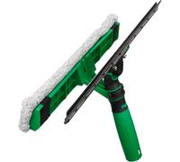 Unger VV450 VisaVersa 2-in1 Window Squeegee & Window Washer - Indoor & Outdoor Professional Streak Free Window Cleaning Equipment - 18 Inch / 45 cm, Green