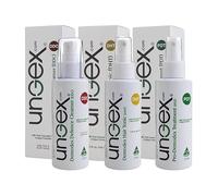 Ungex Premium Kit A1-i 3in1 | Targets Demodex Mites on Human Skin and Environment | Demodex Defence Cleanser, Pro-Demodex Treatment and Demodex Herbal Tonic | PKA1i
