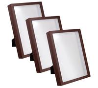 UNGFEI 3 PCS A4 Shadow Box Frame, 3D Art Display for Tabletop or Wall