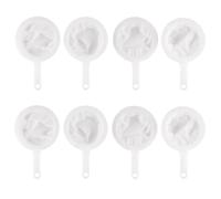 UNGFEI 8 Pack Ultra Fine Mesh Strainer with Handle, 100 200 300 400 Micron