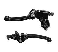 Ungfu Mall 2 Pc 7/8 Inch 22mm Handlebar Brake Folding Latch Clutch Lever for 125cc 140cc Pit Dirt Bike