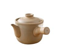 Unglazed Earthenware Chinese Chamber Pot Chinese Medicine Pots, Natural Terracotta Ceramic Casserole Bean Pot with Lids, Clay Pot for Soup Cooking for Cooking, Baking and Boiling,3000ML (5L)