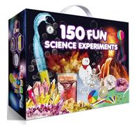 UNGLINGA 150 Experiments Science Kits Age 8+ for Kids Boys Girls Toys Gifts Ideas Birthday Christmas, S.T.E.M Chemistry Set Physics Educational Activities, Break Geodes, Volcano