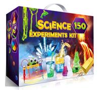 UNGLINGA 150 Experiments Science Kits Age 8+ for Kids, S.T.E.M Educational Toys for Boys Girls Birthday Gift Ideas, Volcano, Chemistry Scientist Set