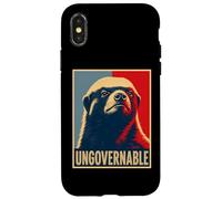 Ungovernable Honey Badger Rebel Independence Case for iPhone X/XS