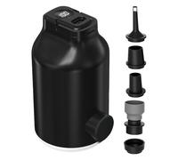 Ungtyb Air Pump for Inflatables, 4500 Pa with 5 Nozzles Rechargeable Digital Display, Mini Electric Inflatable Pump, for Pool Floats Sleeping Bag Blow Up Bed Couch Vacuum Bags Camping Travel Beach