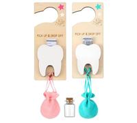 Ungtyb Baby Tooth Holder, Keepsake Pouch, Soft Velvet Bag Durabled Drawstring Closure, Memory Saver Ideal for Bedroom Display, Tooth Fairy Present, 3.9 x 9.8 Inches