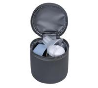 Ungtyb Breast Milk Storage Cooler, Insulated Bottle Cooler Bag, Breast Milk Chiller Bag, Breastfeeding Cooler Bag 12.5 x 15.5 cm for Milk, Outdoor, Travel, Walk, Home, Multicolour, Dark Blue,