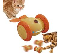 Ungtyb Cat Rolling Toy, Electric Cat Toy, Smart Cat Toy, Battery Operated Cat Toy, Interactive Cat Toy, Cat Exercise Toy, Moving Cat Toy, Automatic Cat Toy, Remote Control Cat Toy, Cute Cat Toy