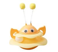 Ungtyb Cat Toys, Toys for Cats, Decorative Cat Exercise Indoor, Sturdy Yellow, Pet Toys for Cats for Indoor, Home, Present, Happy, Present, Living Room, 22.5 cm Yellow Color