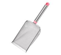 Ungtyb Cleaning Tool Sand Scoop - Ergonomic Deep Shovel with Stainless Steel Mesh | Heavy-Duty Pooper Scooper for Cats, Pet Waste Receptacle, Toilet Supplies, Easy Handling 11.22x3.94x1.97 inches