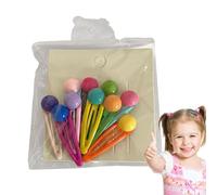 Ungtyb Colorful Hairpins Hair Clips for Girls,10pcs Small Hair Clamps Cute Cartoon Clips Snap Clips for Thin, Thick and Curly Hair, Adorable Barrettes