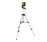 Ungtyb Cross Line Level Tripod, Adjustable Height Laserd Alignment Tool, Precision Leveler Gadget for Cabinet Installation, Wall Mounting, Window, Flooring, Garden Projects, Outdoor Construction Use