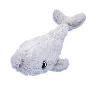 Ungtyb Cute Flapping Cat Toys, Interactive Cat Toy, Rechargeable Plush Cat Toy, Realistic Cats Kicking Toy for Pets, Kitten, Small Dog, Home, Indoor, Present, Living Room, Gray Color