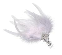 Ungtyb Flapper Headpiece - Vintage Feathered Headdress | Roaring 20s Hair Accessory for Costume Parties, Weddings, Theater, Dance, Photography, New Year's Eve, Gala, Community Theater, Masquerade