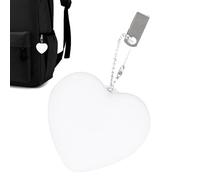 Ungtyb Heart Shaped Purse Light, Motion Sensor Handbag Lamp, Compact Soft Glow, Night Bag Illuminator, USB Rechargeable for Womens Shoulder Bags, 2.5 x 2.7 Inches, Single Attribute, riferimento