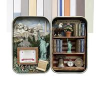 Ungtyb Keepsake Boxes with Lids | 250th Vintage Commemorative Metal | American 1776-2026 Decorative Box | for Home Bedroom Study Office School Classroom Farmhouse Party Holiday