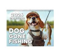 Ungtyb Monthly Wall Calendar | 2026 Year Wall Calendar Dog | Cardboard Home Decoration | for Planning Events Holiday Office School Classroom Travel Families Teachers Friends