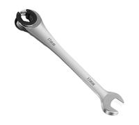 Ungtyb Ratcheting Flare Nut Wrench - Metric Ratcheting Tubing Wrench Set - Double Opening Ratchet Combination Hand Tool Flare Nut for Repair Tube Hose Oil Pipe