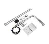 Ungtyb RV Sink Faucet | Single Handle Pull-Down Stainless Steel Tool | Bar Sink Faucet - for Bathroom RV Residential Laundry Restaurant Dining Outdoor Bar Camp Trailer Travel Remodel