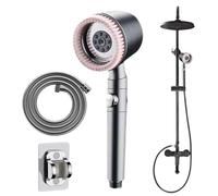 Ungtyb Shower Head Nozzle - Handheld Head Attachment - Pressurized,Accessories for Restroom, Hotel, Shower Room, Bathroom, Home, Apartment, Condo, RV, Camper, Cottage, Cabin, Villa, Mansion, Palace
