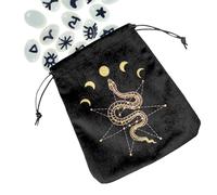 Ungtyb Tarot Card Bag,Handmade Delicate Tarot Card Bag Velvet Jewelry