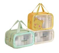 Ungtyb Travel Toiletry Bag, Makeup Organizer, Waterproof Storage Pouch, Design, Multiple Compartments Large Capacity for Outdoor, Vacation and Camping, 27 x 13 x 170 mm, 2, riferimento