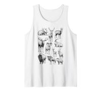Ungulates 90s Vintage Tattoo Style Retro Graphic Y2K Tank Top