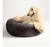 UnHide Floof Pet Bed - XL (40"x14") - Extra Soft Dog Bed - Removable Faux Fur Cover - Machine Washable - Helps Ease Pet Anxiety & Provides The Perfect Sleep, Charcoal Charlie