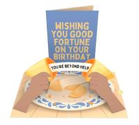 Unhinged 3D Pop-Up Funny Birthday Card ‘Unfortunate’ Birthday Card for Him Birthday Card for Her Funny Witty Cheeky Joke Card Humorous Silly