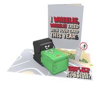 Unhinged 3D Pop-Up Funny Card - ‘Rubbish’ Joke Card for Birthday, Anniversary, Father’s Day, Him or Her - Cheeky Witty Humour, Silly Banter Design