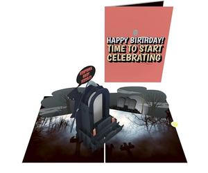 Unhinged Grim Reaper 3D Pop-Up Funny Birthday Cards for Men & Women - Humorous Greeting Card for Him, Her - Birthday Card Funny for Friend, Sister, Mother, Brother, Father - Cheeky Witty Joke Card