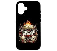 Unhinged Reader Horror Book Lover Dark Gothic Case for iPhone 16