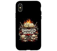 Unhinged Reader Horror Book Lover Dark Gothic Case for iPhone X/XS