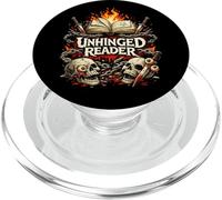 Unhinged Reader Horror Book Lover Dark Gothic PopSockets PopGrip for MagSafe
