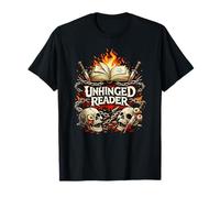 Unhinged Reader Horror Book Lover Dark Gothic T-Shirt
