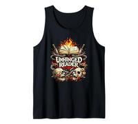 Unhinged Reader Horror Book Lover Dark Gothic Tank Top