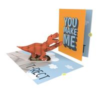 Unhinged 'T-rect' 3D Pop Up Funny Anniversary Card for Husband/Wife - Pop Up Wedding Anniversary Card - Cheeky, Rude, Hilarious Happy Anniversary Card for Couple, Mum, Dad, Girlfriend, Valentines Day