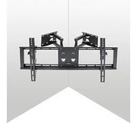 unho Corner TV Bracket Tilt and Swivel TV Wall Bracket Articulating Arm Full Motion TV Mount for 32-65 inch LCD LED Plasma Flat Screens Weight Load up to 110lbs Max VESA 600x400mm