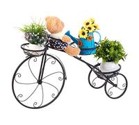 unho Indoor Plant Shelf, Indoor Plant Holder, Wrought Iron Plant Holder, Indoor or Outdoor Plant Stand, Metal Flower Pot, with 3 Baskets 82 x 50 x 25 cm