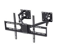UNHO TV Wall Bracket Mount: Corner TV Wall Mount Swivels Tilts Extends for 32-65 inch LCD LED Plasma Flat Screens VESA from 200x 100 to 600x400 up to 35KG